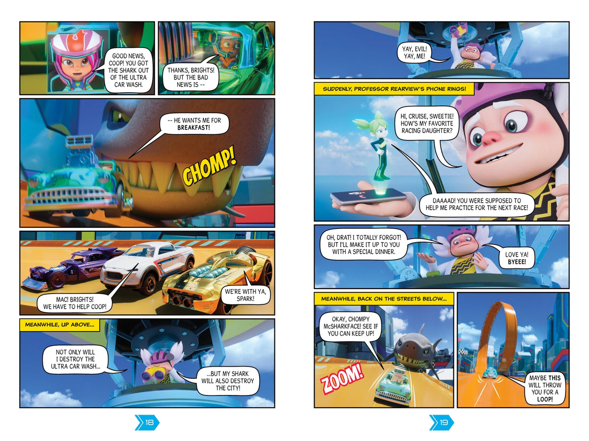 Hot Wheels Let's Race: Racers To The Rescue (Comic Reader)