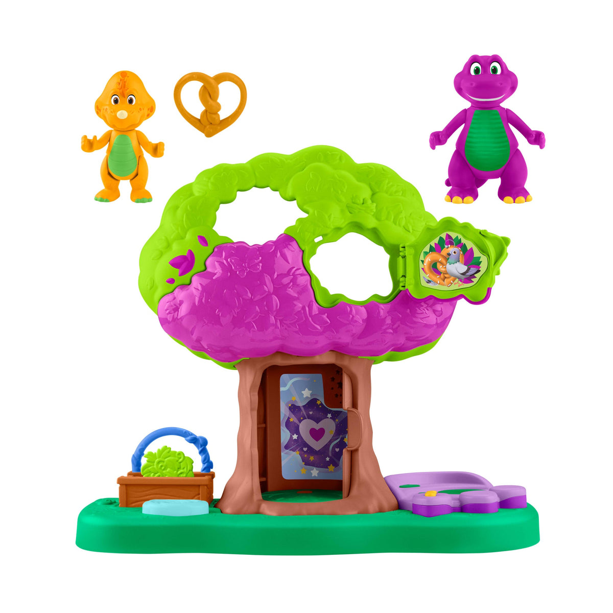 Fisher-Price® Barney’S World Coffret de Jeu Cabane Sons et Lumières