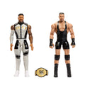 WWE Main EVent Showdown Bron Breakker vs Jey Uso Action Figures Set, Series #25, 6-inch Collectibles
