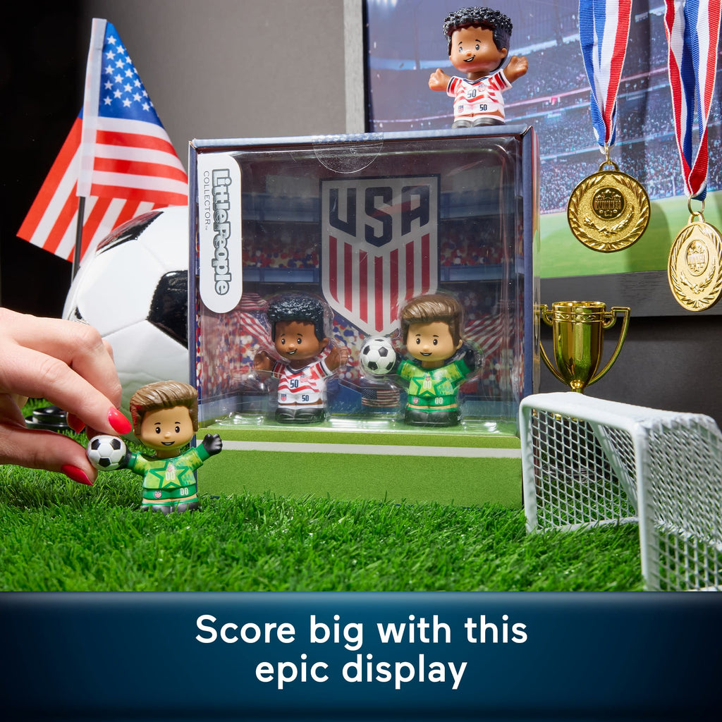 Little People Collector U.S. Soccer Special Edition Set For Sports Fans, 2 Figures