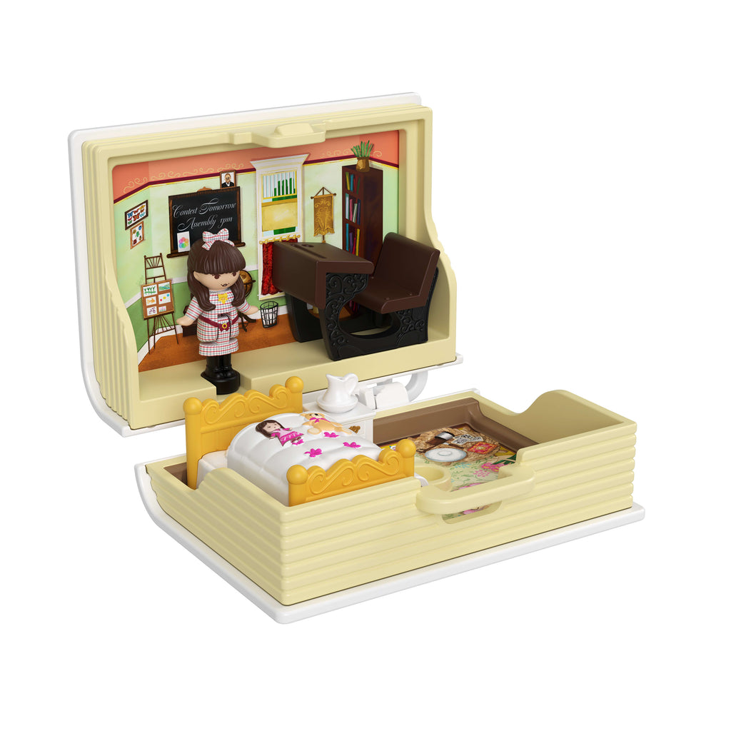 Polly Pocket X American Girl Dolls & Playset, 3-Pack With Keychain, Samantha, Kirsten, And Josefina