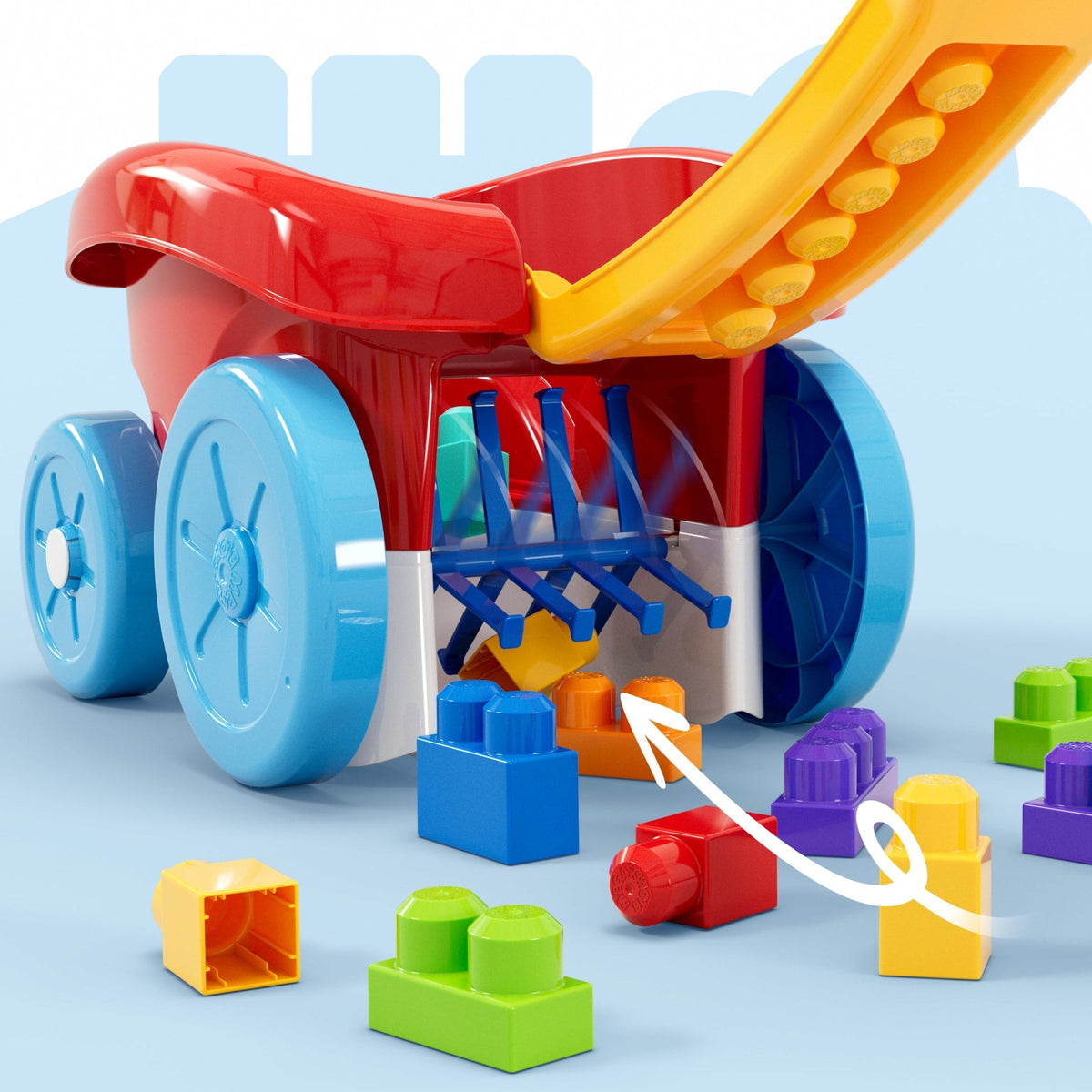 Mega Bloks® Wagon Ramasseur de Blocs