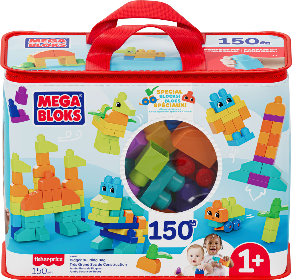 Mega Bloks Juguete de Construcción bolsa clásica de 150 bloques