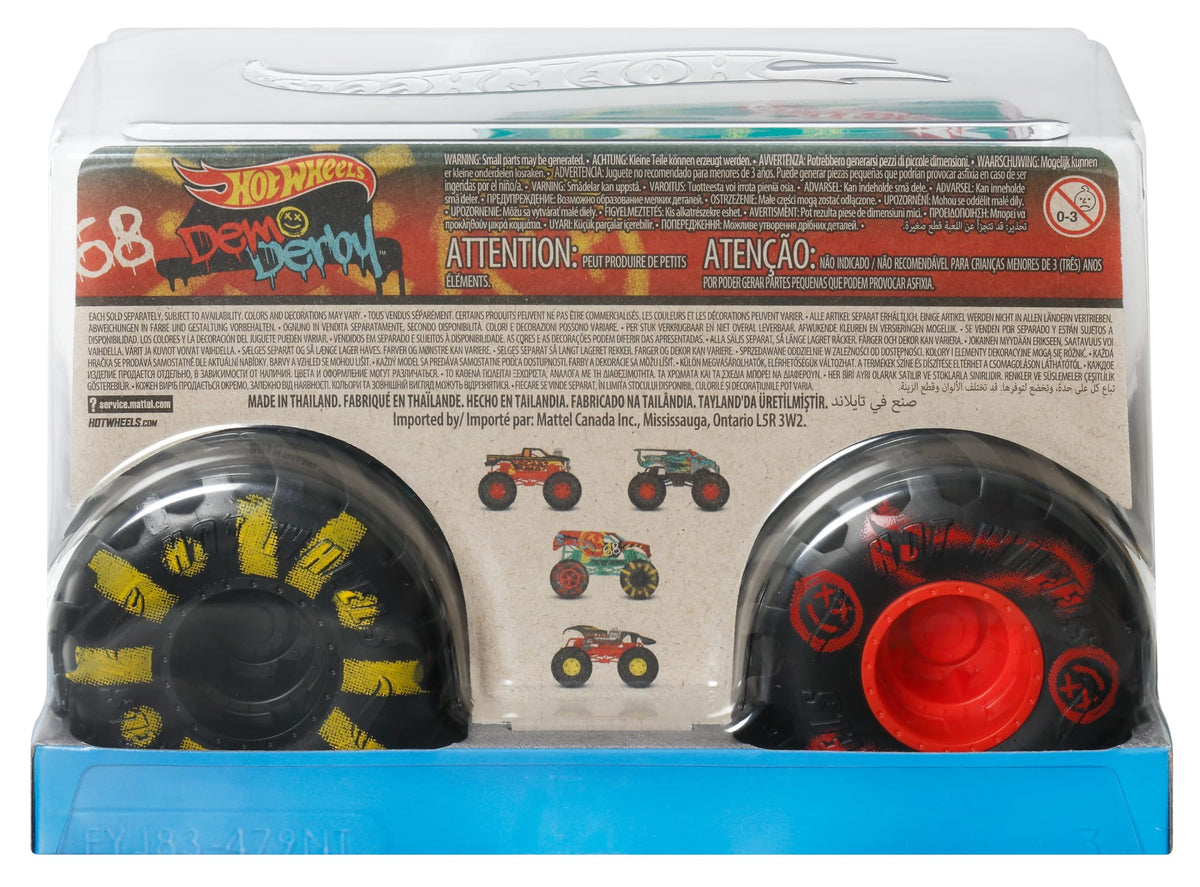 Hot Wheels Monster Trucks, Oversized Monster Truck in 1:24 Scale
