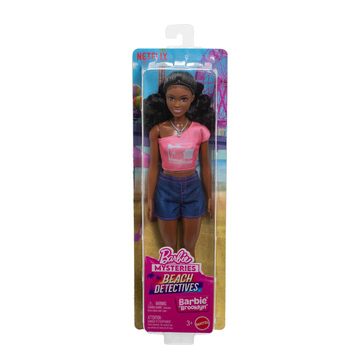 Barbie-Poupée Les Mystères de Barbie: Détectives de Plage Brooklyn