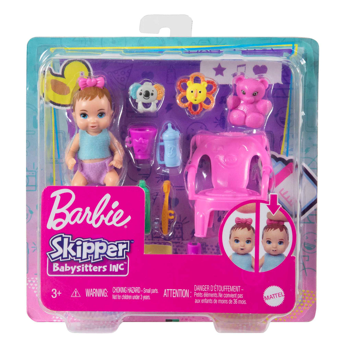 Barbie Doll And Accessories, Skipper Babysitter First Tooth Playset