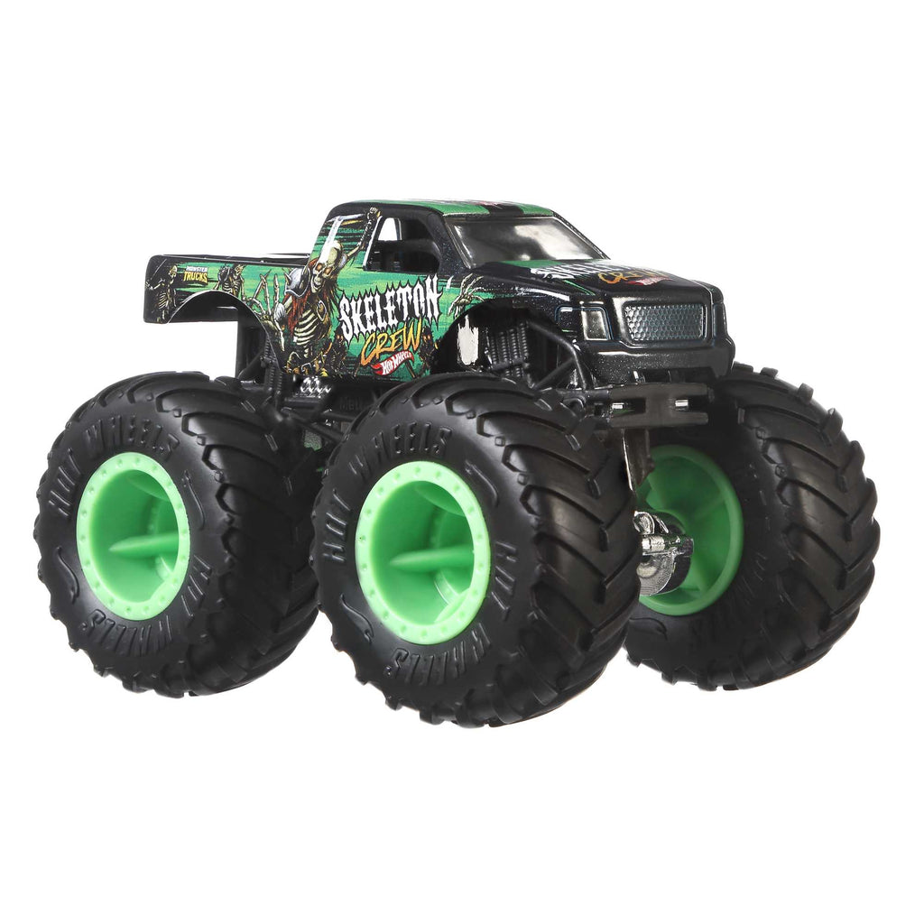 Hot Wheels Monster Trucks, Set Of 12 1:64 Die-Cast Toy Trucks For Kids