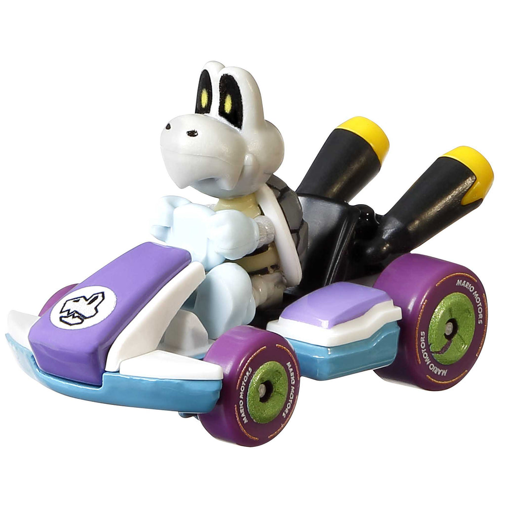 Hot Wheels Mario Kart Coffret de 4 Personnages en Métal Moulé