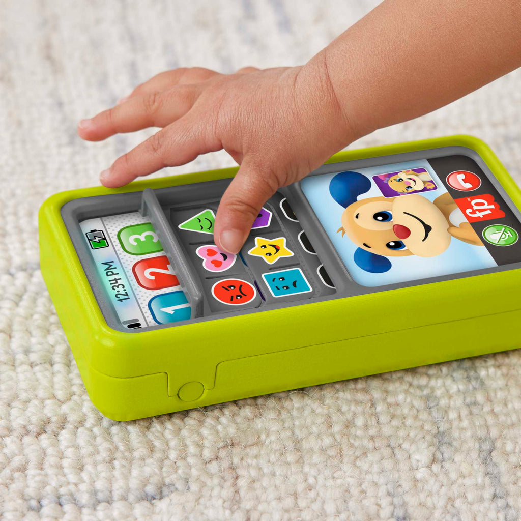 Fisher-Price Rires et Éveil Mon Téléphone Intelligent 2 en 1 - Version Anglaise et Française
