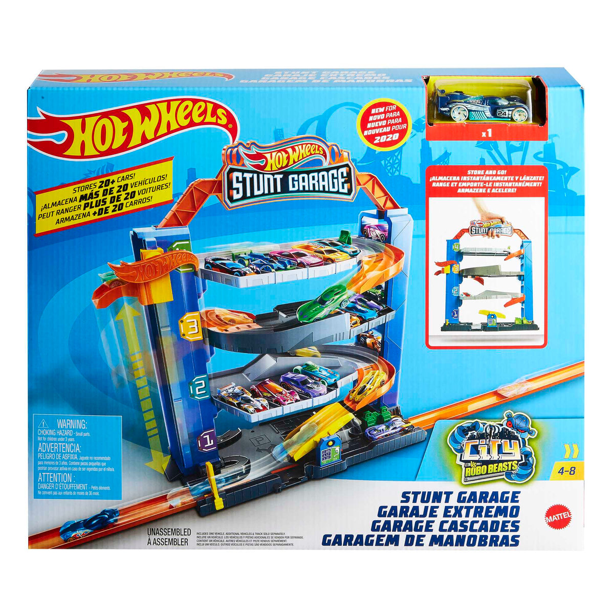 Hot Wheels City Pista de Juguete Garage Extremo