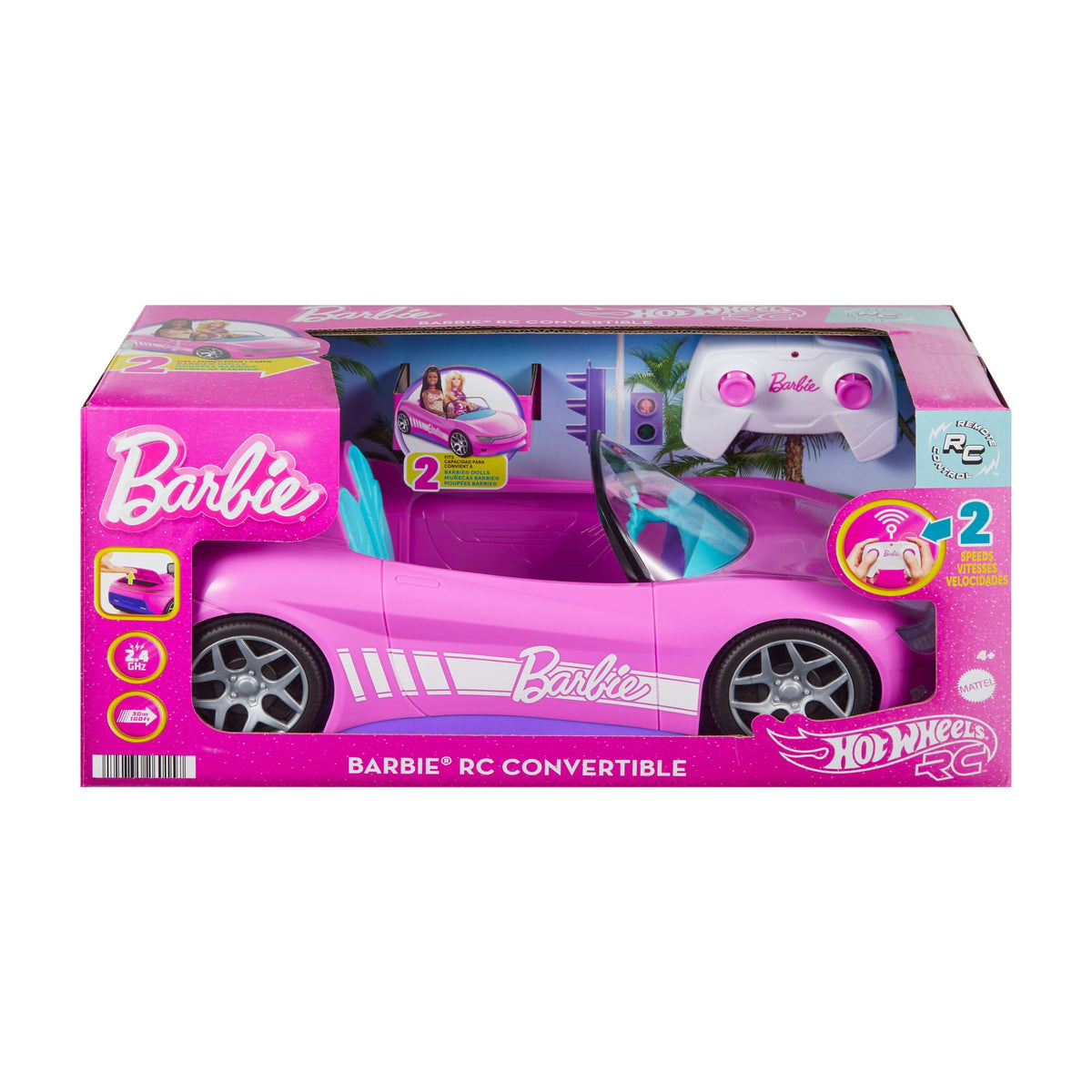 Hot Wheels® Rc Barbie® Décapotable
