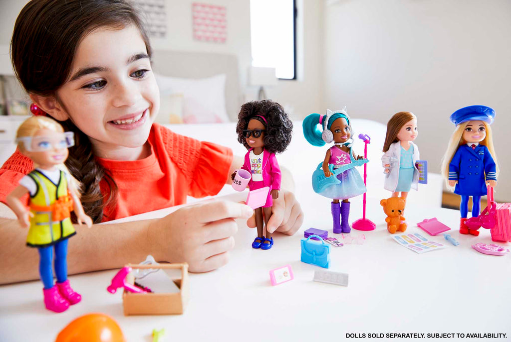 Barbie Chelsea Can Be Career Doll With Career-Themed Outfit & Related Accessories
