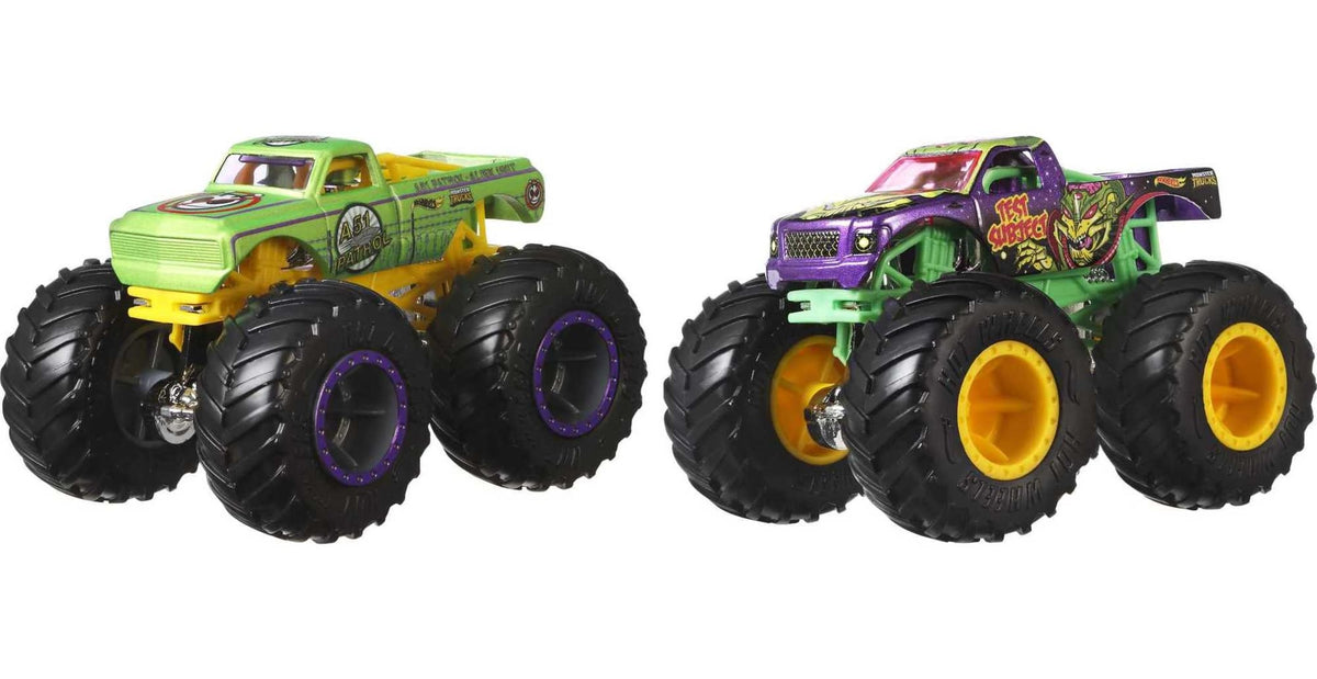 Hot Wheels Monster Trucks 1:64 Scale Demolition Doubles 2-Pack