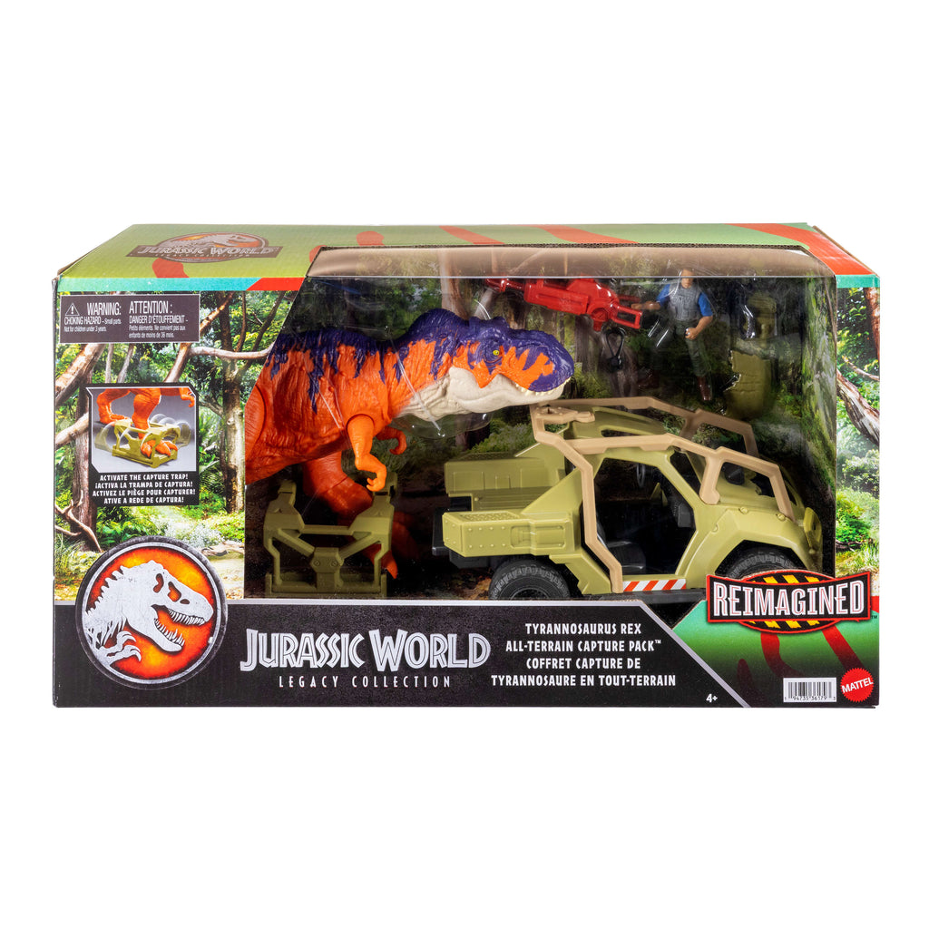 Jurassic World Legacy Collection Reimagined Tyrannosaurus Rex All-Terrain Capture Pack