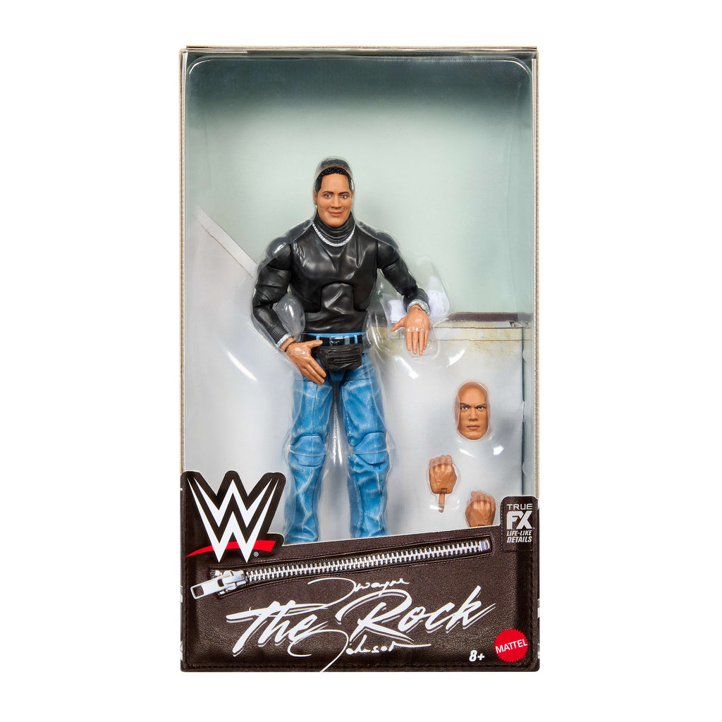 WWE Elite Collection The Rock Action Figure & Accessories, 6-inch Collectible Set