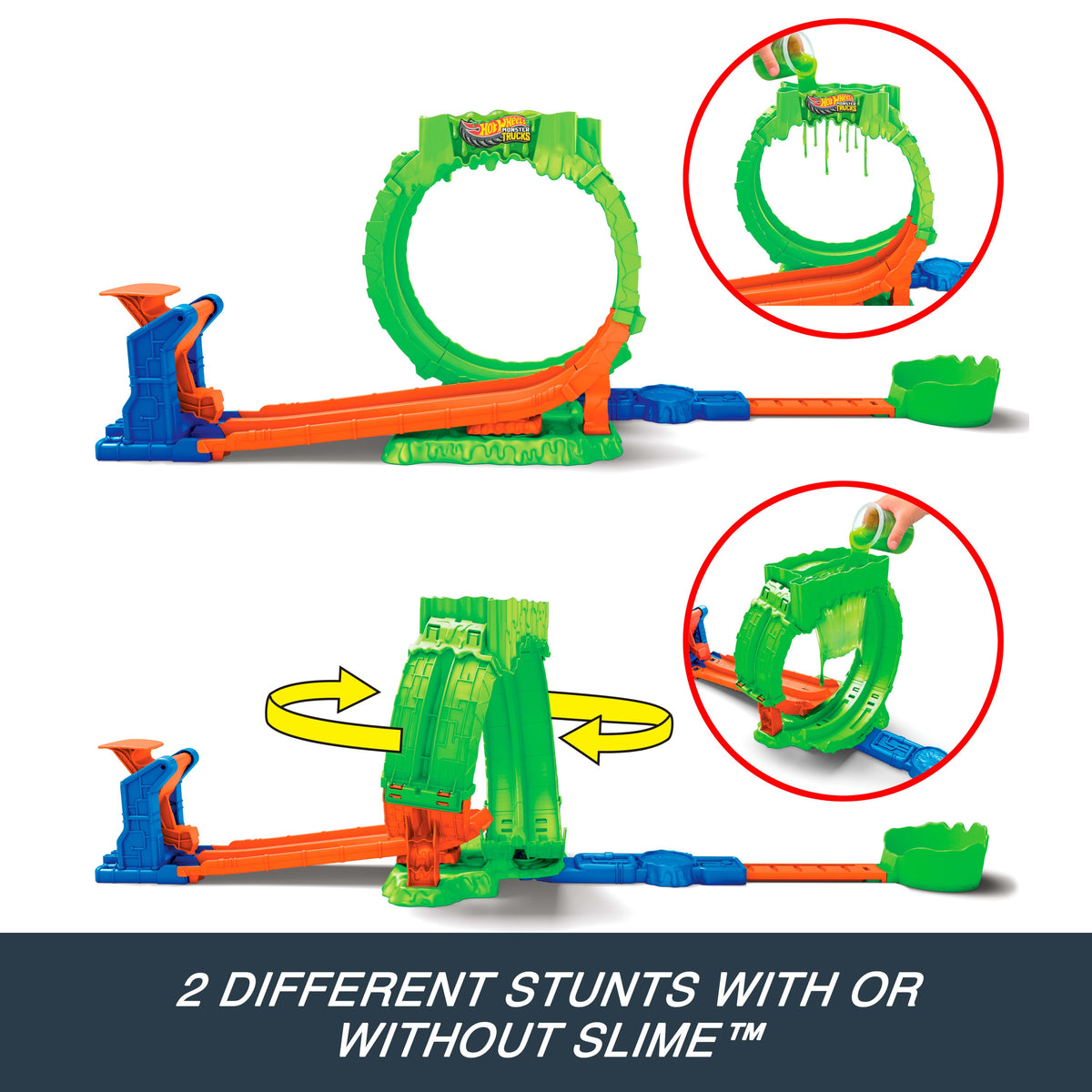 Hot Wheels Monster Trucks Mutant Chaos Loop Challenge Playset