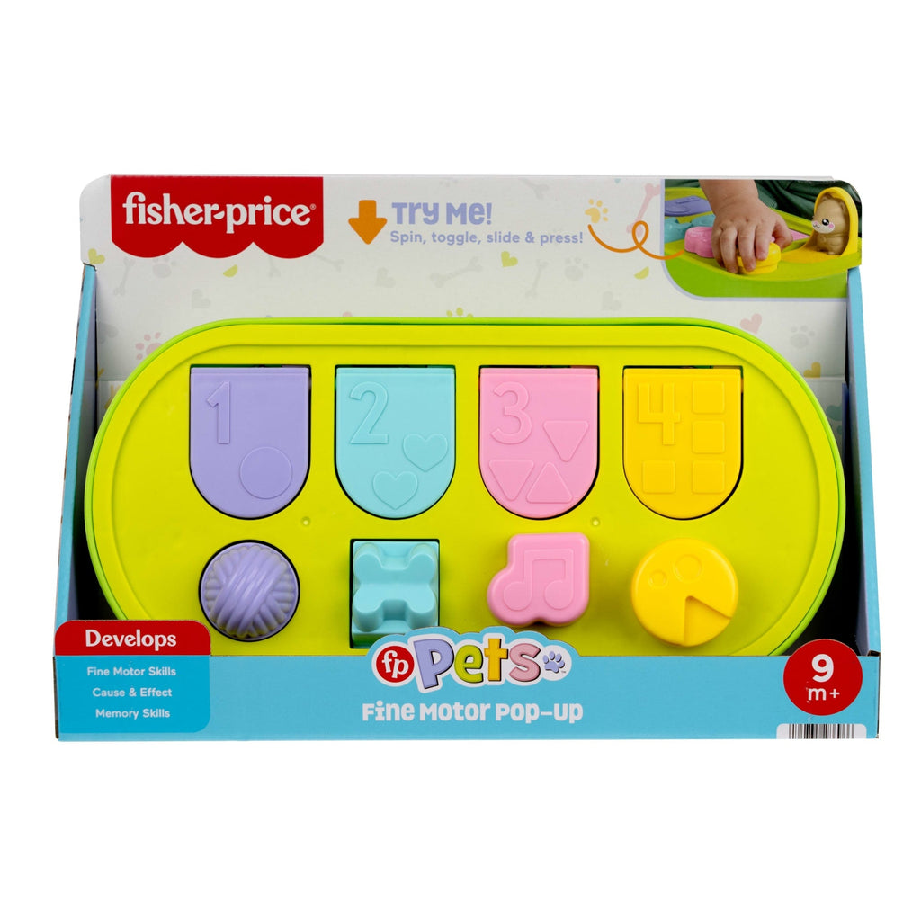 Fisher-Price Fp Pets Fine Motor Pop-Up Baby Activity Toy For Developmental Play