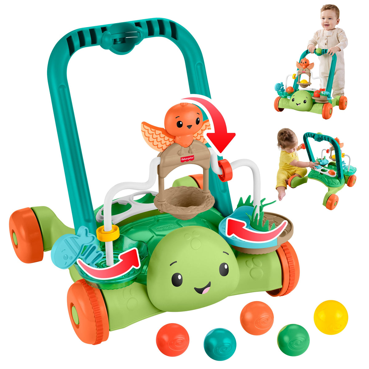 Fisher-Price Moves With You Trotteur Tortue