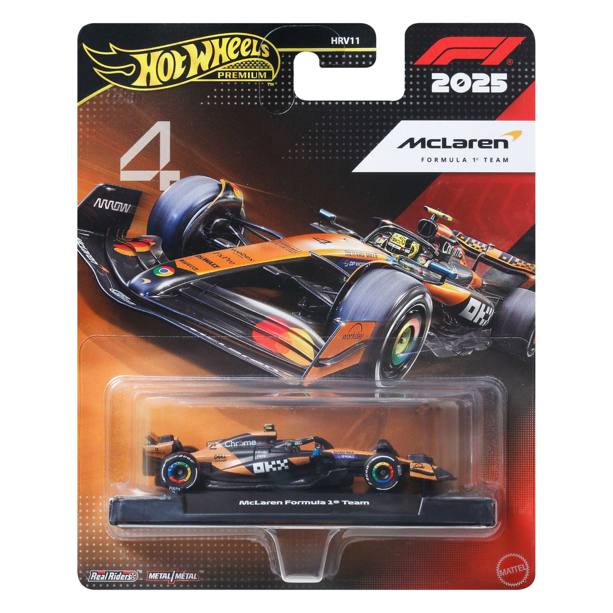 Hot Wheels 1:64 Scale Premium Die-Cast Formula 1 Collectible Toy Race Car