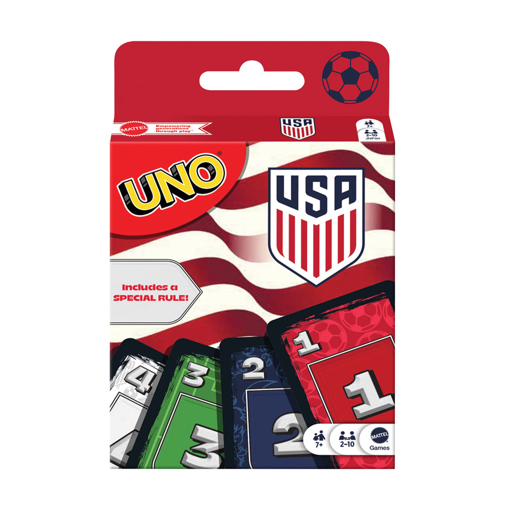 UNO Us Men's National Team Card Game For Kids & Family Night
