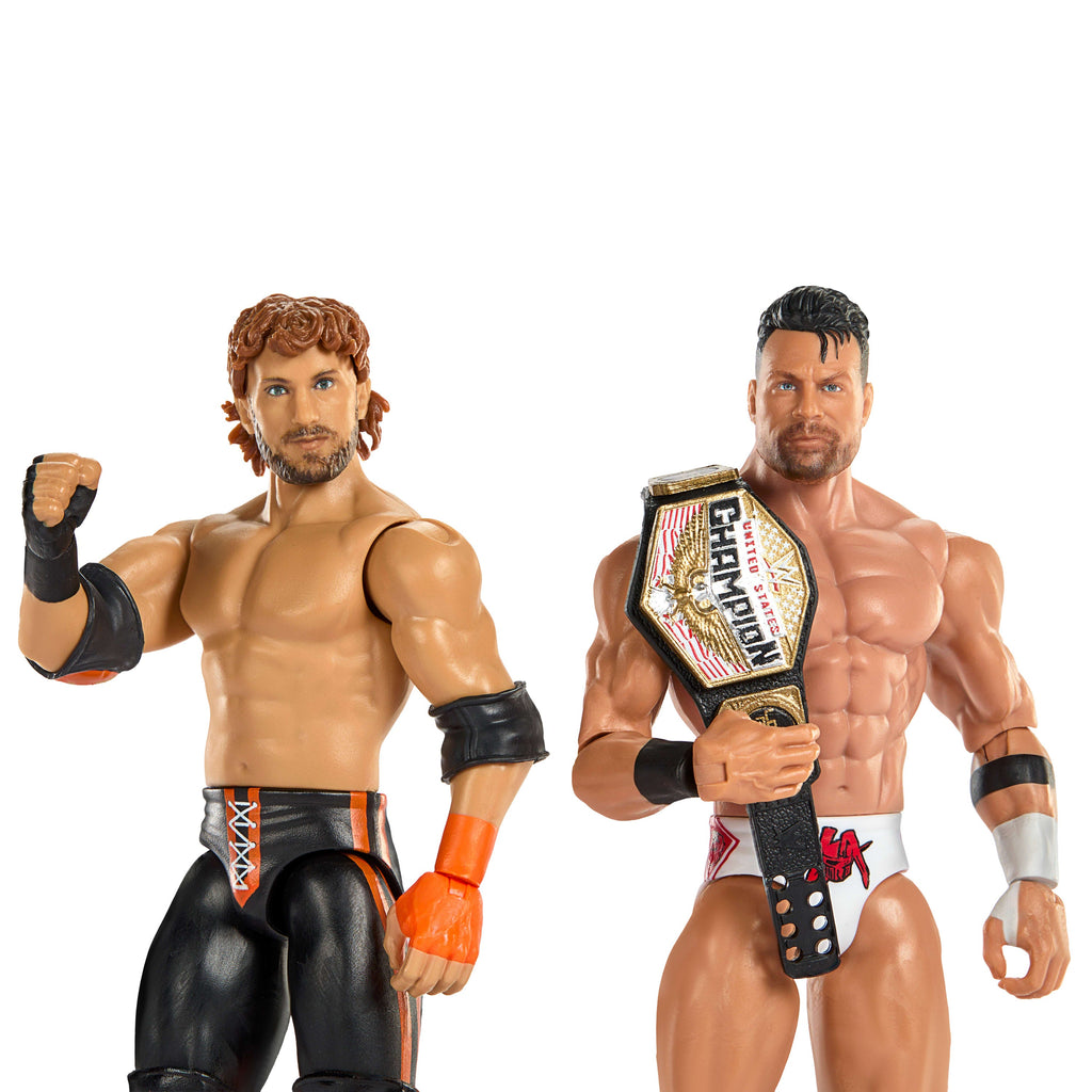 WWE Main EVent Showdown La Knight vs Logan Paul Action Figures Set, Series #24, 6-inch Collectibles