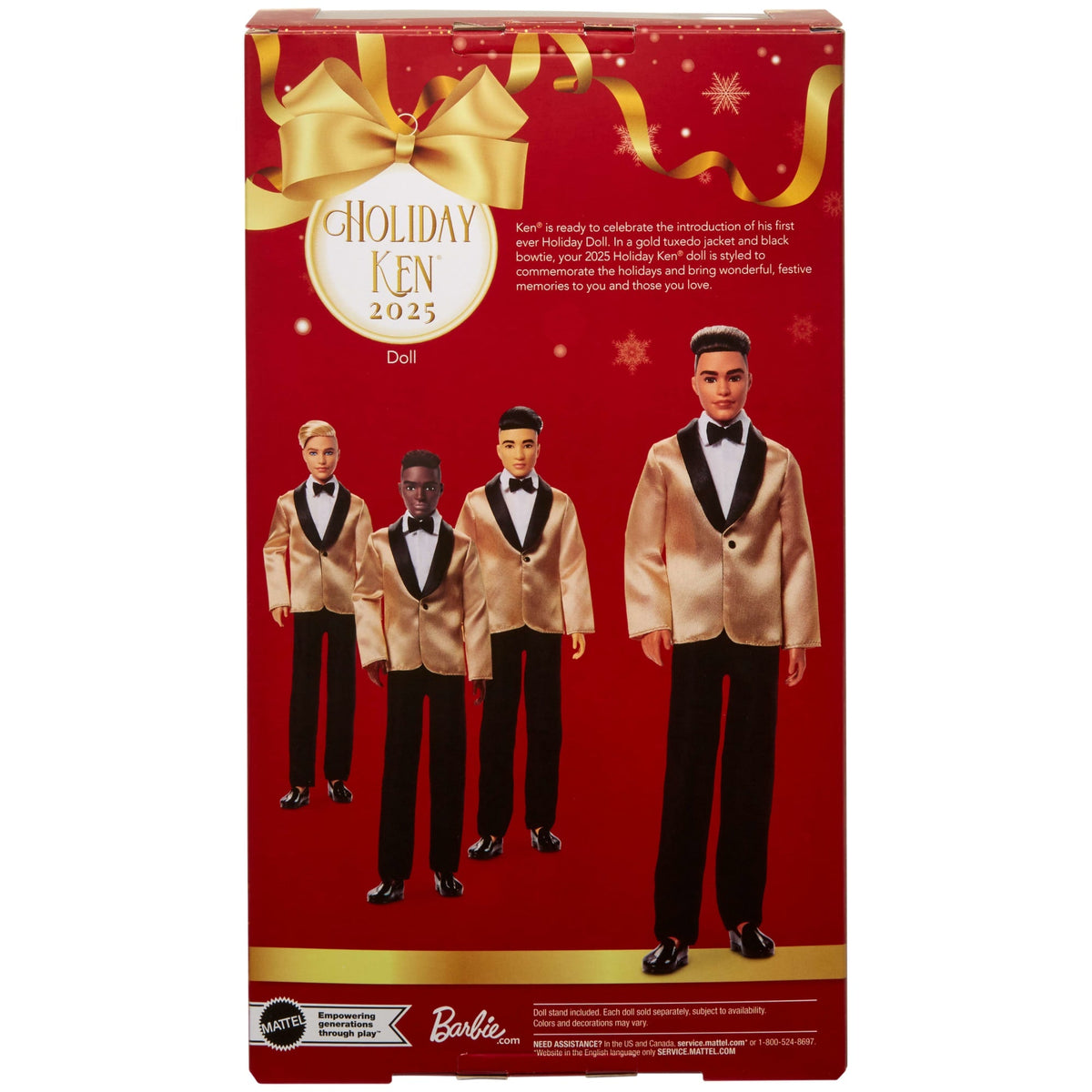 Barbie Ken Poupée Joyeux Noël2025
