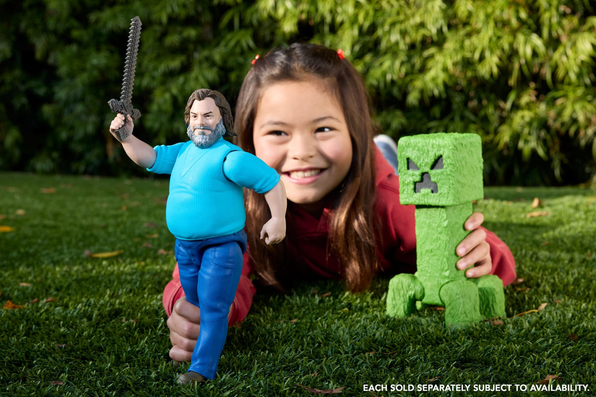 Minecraft o Filme Figura de Ação Creeper de 12 polegadas