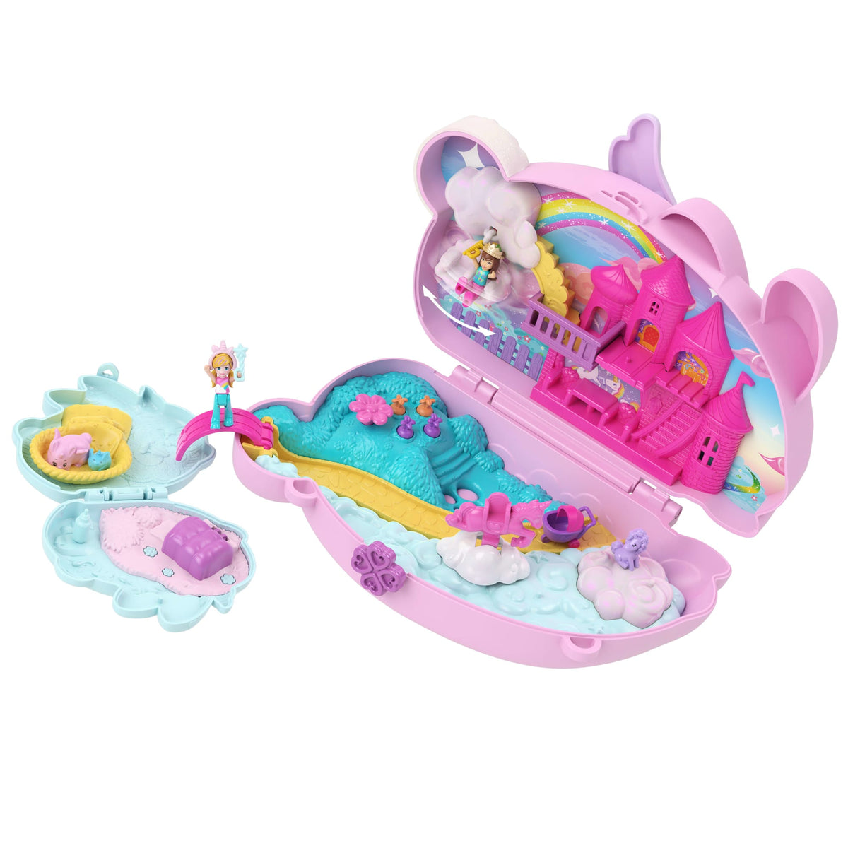 Polly Pocket Conjunto de Brinquedo Compacto Mundo Surpresa Coelhinho