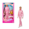 Barbie The Movie Ken Collectible Doll, Ryan Gosling As Ken Wearing Pink Jumpsuit With “B” Detail