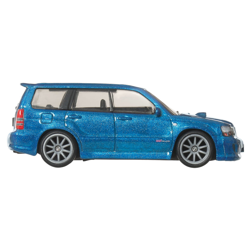 Hot Wheels Premium Kultowe auta 2-pak Mitsubishi Lancer Evolution IX Wagon + Subaru Forester Samochody 1:64 Zestaw autek Zabawki 3+