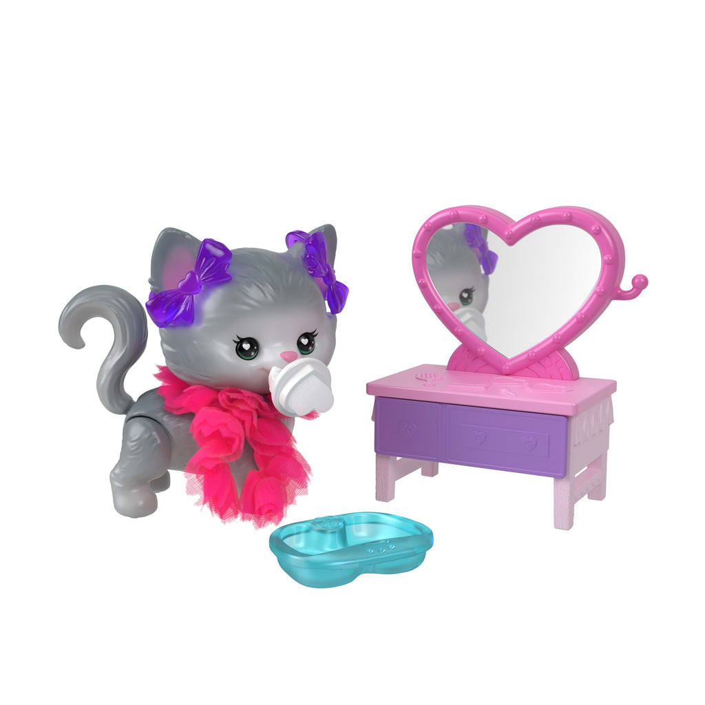 Barbiedream Squad Pet Kitty And Vanity With Color-Changing Accessories
