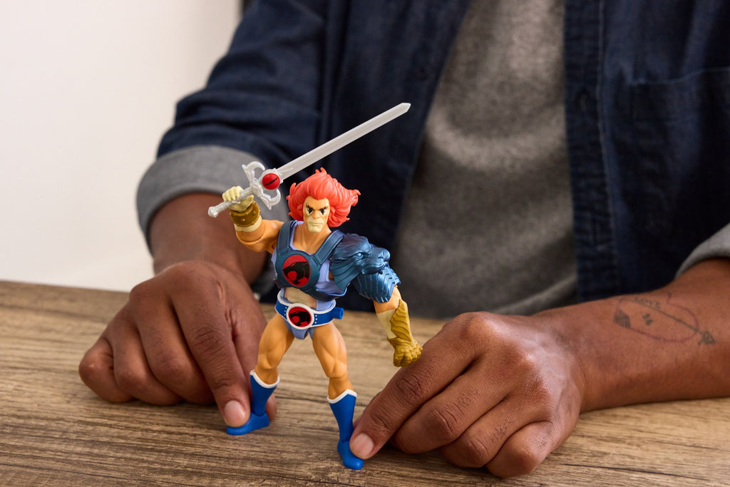 Masters Of The Universe Origins & Thundercats Lion O Action Figure, 1980s Posable Crossover Toy
