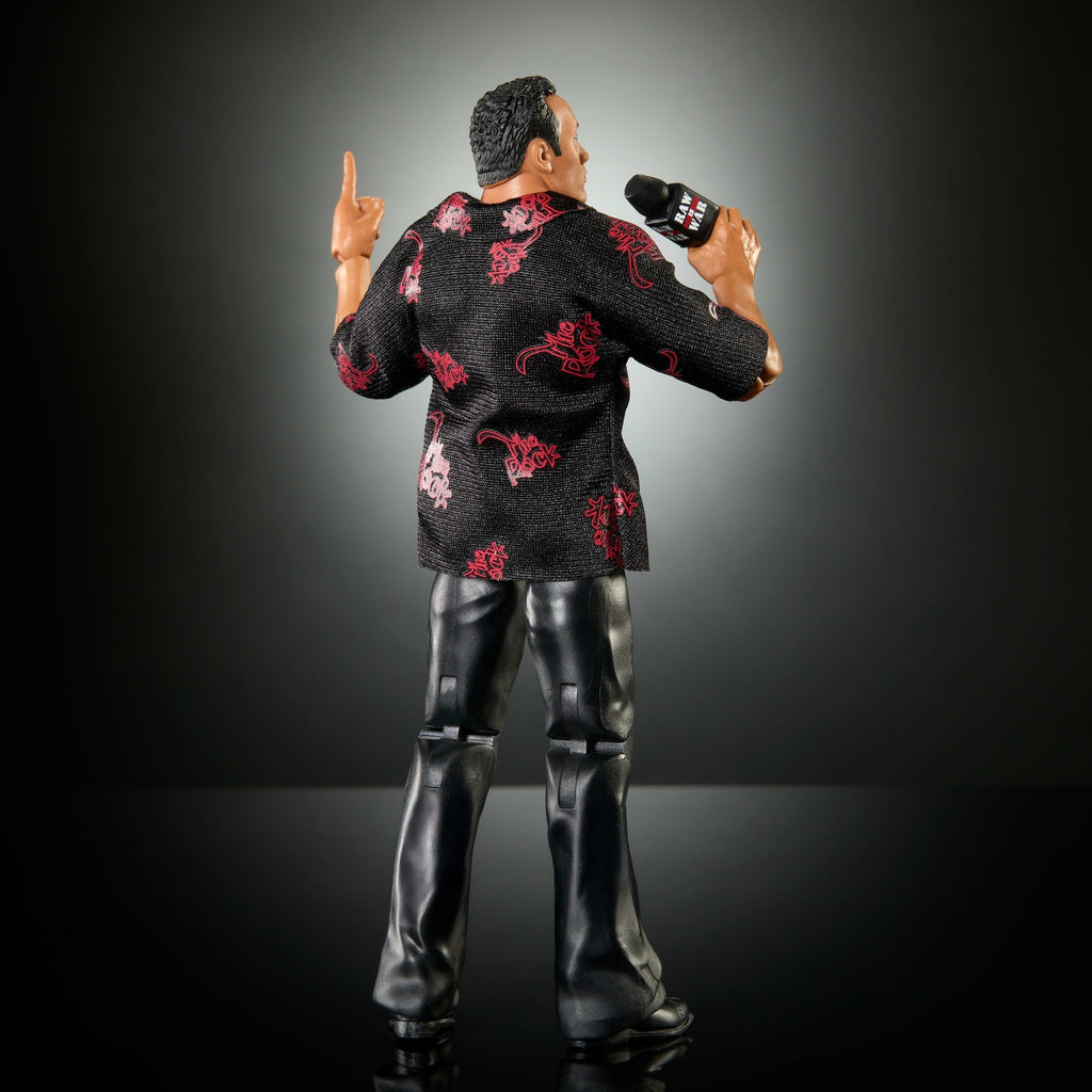 WWE Monday Night War Elite Collection The Rock Action Figure & Accessories 6-Inch Set