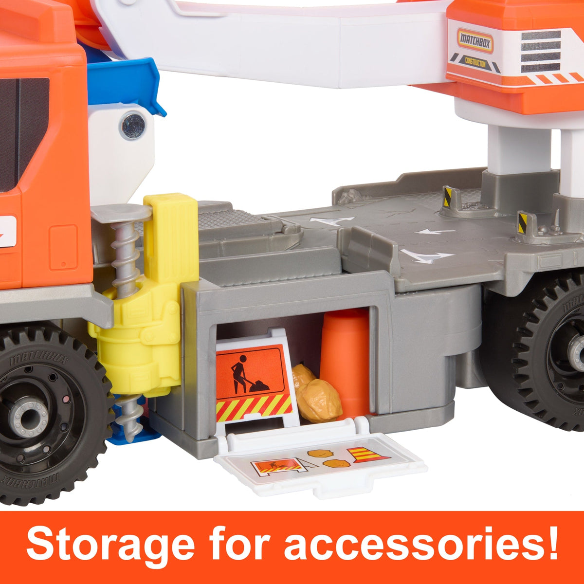 Matchbox Action Drivers Matchbox Transforming Excavator, Toy Construction Truck With 1:64 Scale Vehicle