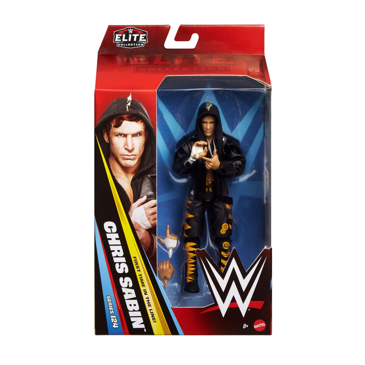 WWE Elite Chris Sabin Action Figure, Series #124, 6-inch Collectible With Articulation & Accessories