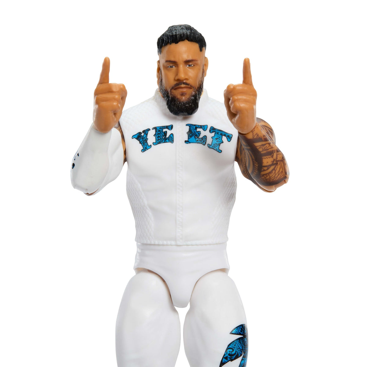 WWE Jey Uso Action Figure, Main Event Series #161, 6-Inch Collectible With Articulation