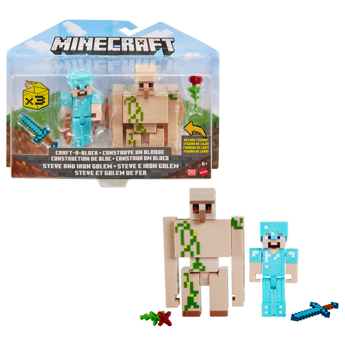 Minecraft Vanilla Minecraft Pacote com 2 de 3.25