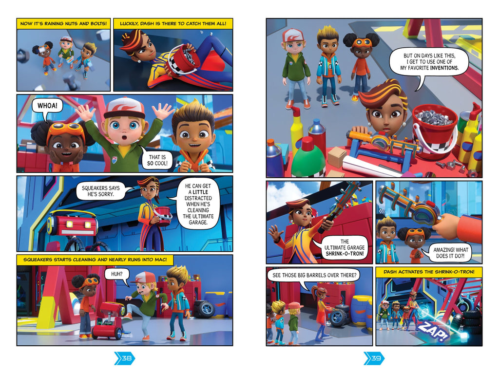 Hot Wheels Let's Race: Cleanup Challenge (Comic Reader)