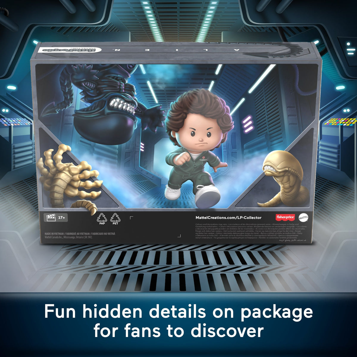 Little People Collector Alien Movie Special Edition Set For Sci-Fi Fans, 4 Figures