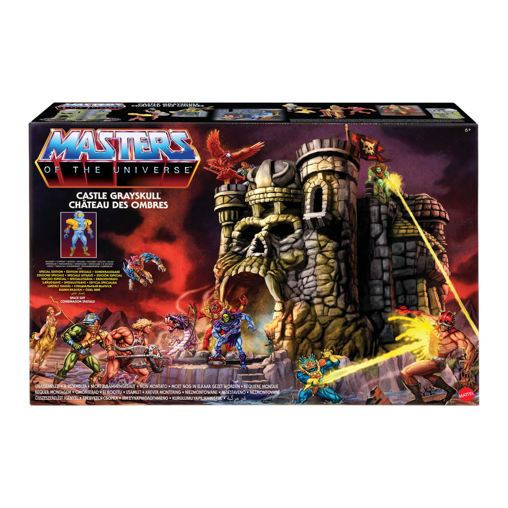 Masters Of The Universe Vintage Castle Grayskull Playset With Display Mat & 1 Figure & Accessories