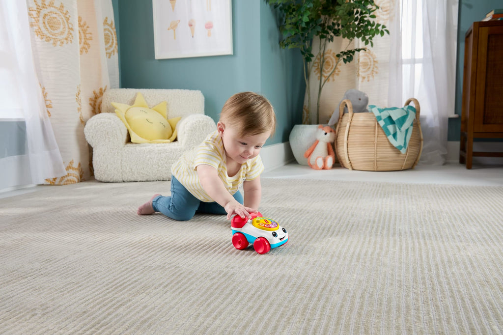 Fisher-Price-Mon Premier Téléphone Animé à Pousser-Avec Effets Sonores