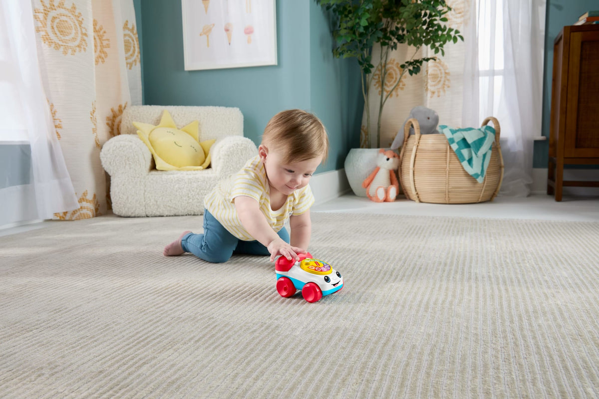 Fisher-Price-Mon Premier Téléphone Animé à Pousser-Avec Effets Sonores