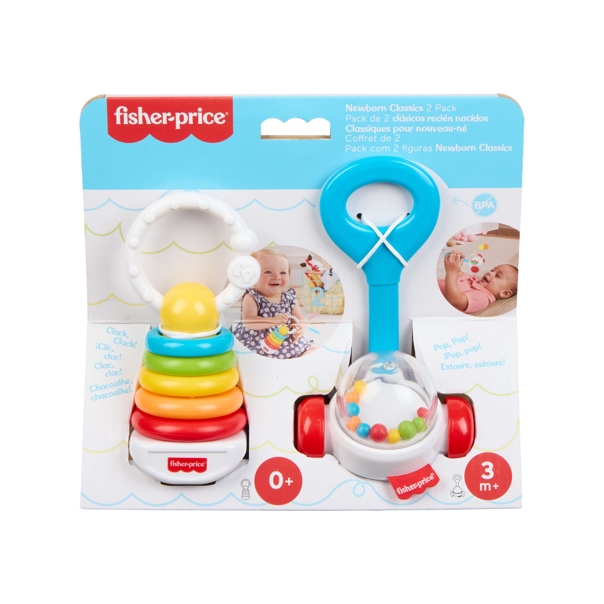 Fisher-Price Baby Juguete para Bebés set de básicos divertidos