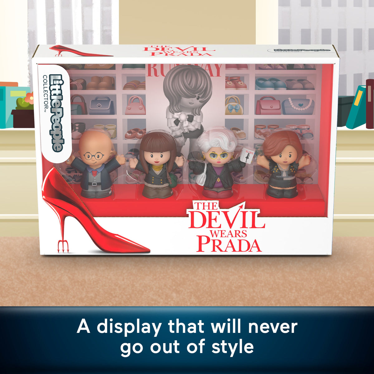 Little People Collector The Devil Wears Prada Special Edition Set For Movie Fans, 4 Figures