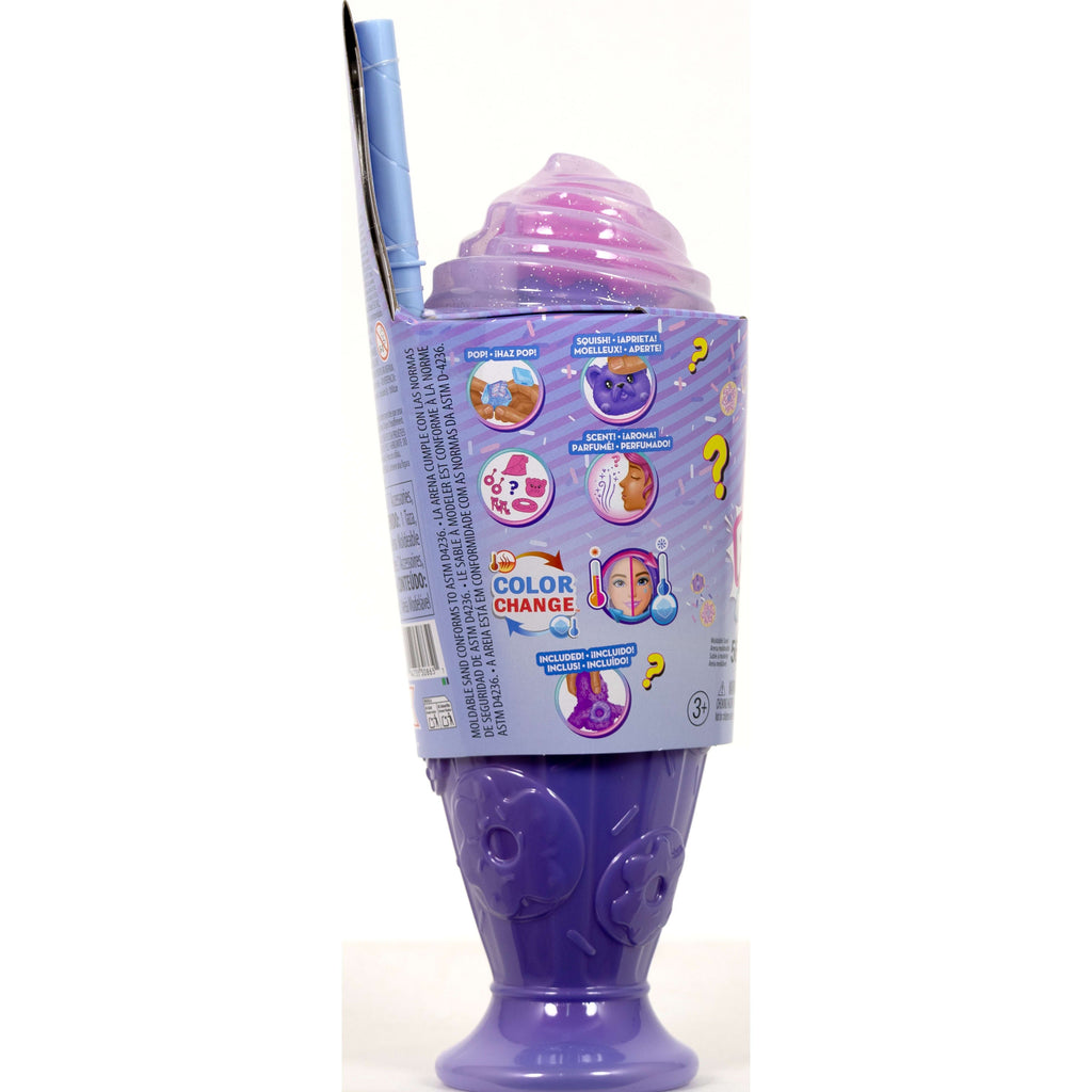 Barbie Pop Reveal Boneca Milk-shakes Copo Roxo