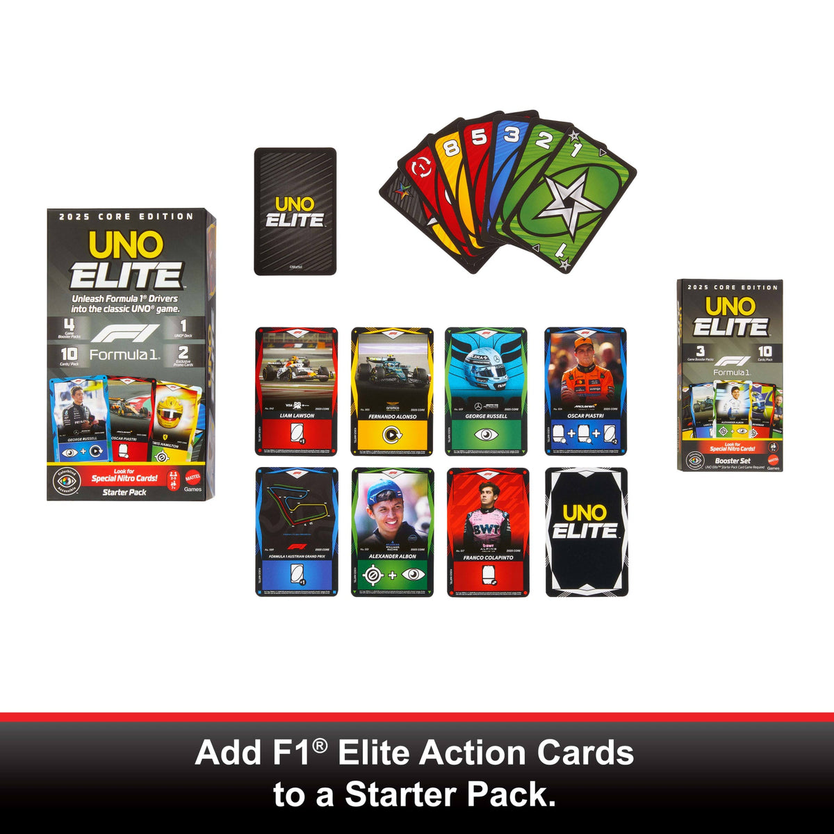 UNO Elite Formula 1 2025 Core Edition Booster Set