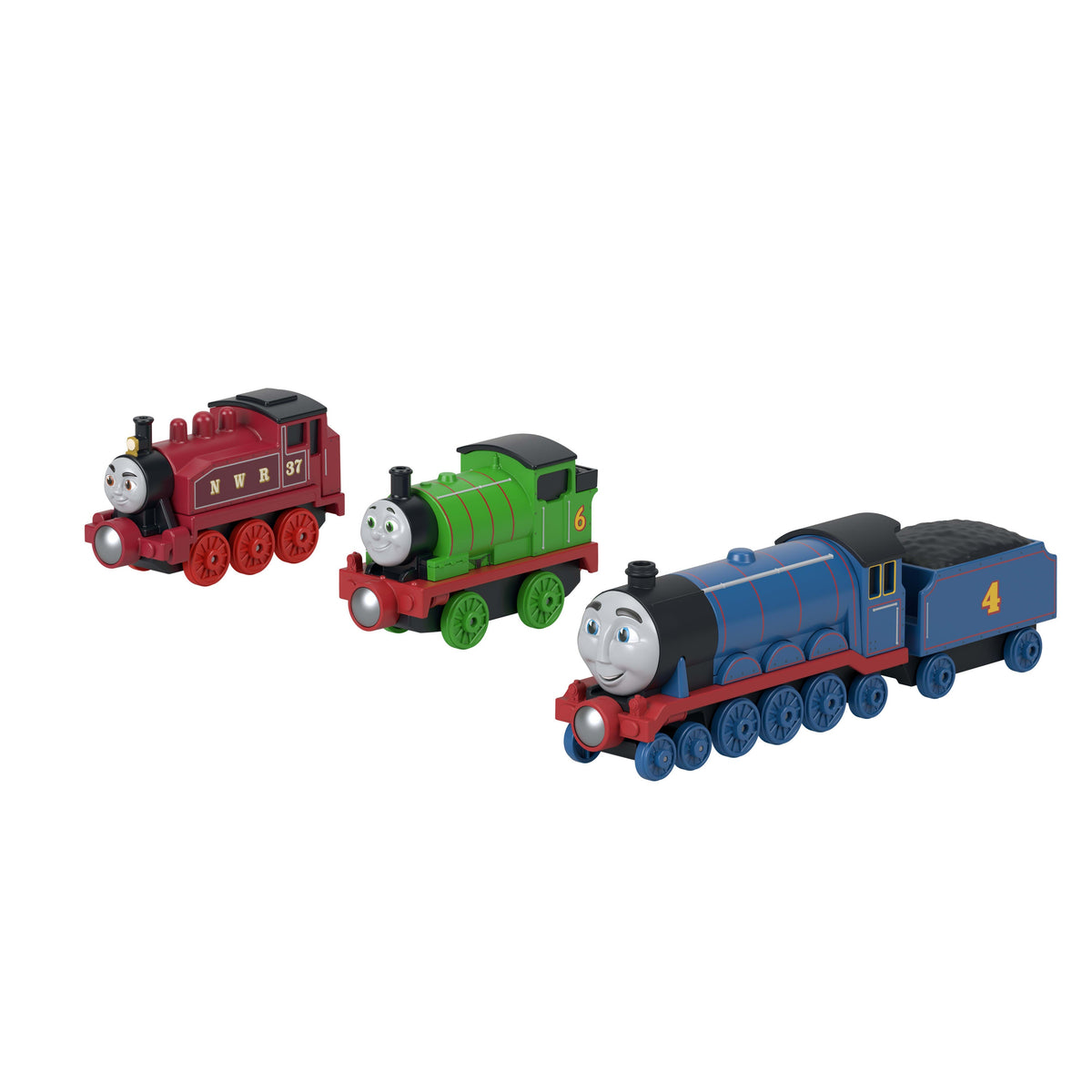 Thomas & Friends By Fisher-Price Die-Cast Toy Train Multipack With Percy, Rosie & Gordon Engines