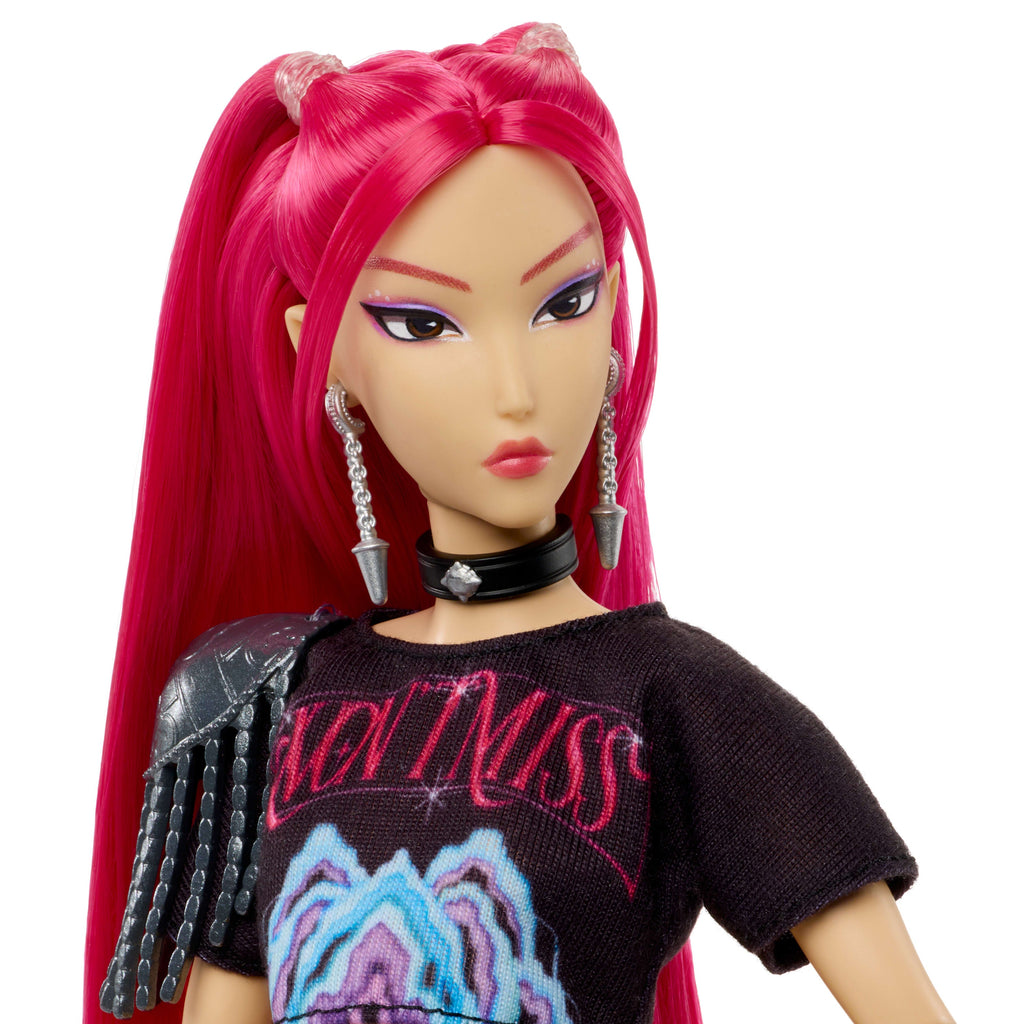 KPop Demon Hunters HUNTR/X Mira Fashion Doll in Removable Look With Themed Movie Accessories