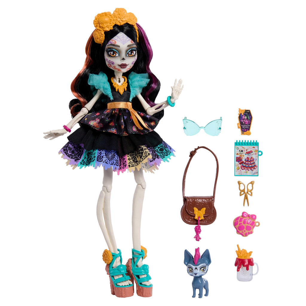 Monster High Muñeca Look Monstruoso Skelita