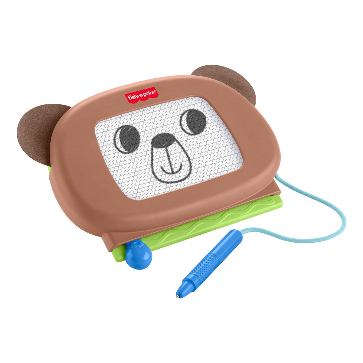 Fisher-Price Friendship Forest Doodle Pro Brown Bear, Magnetic Writing & Drawing Tablet For Kids